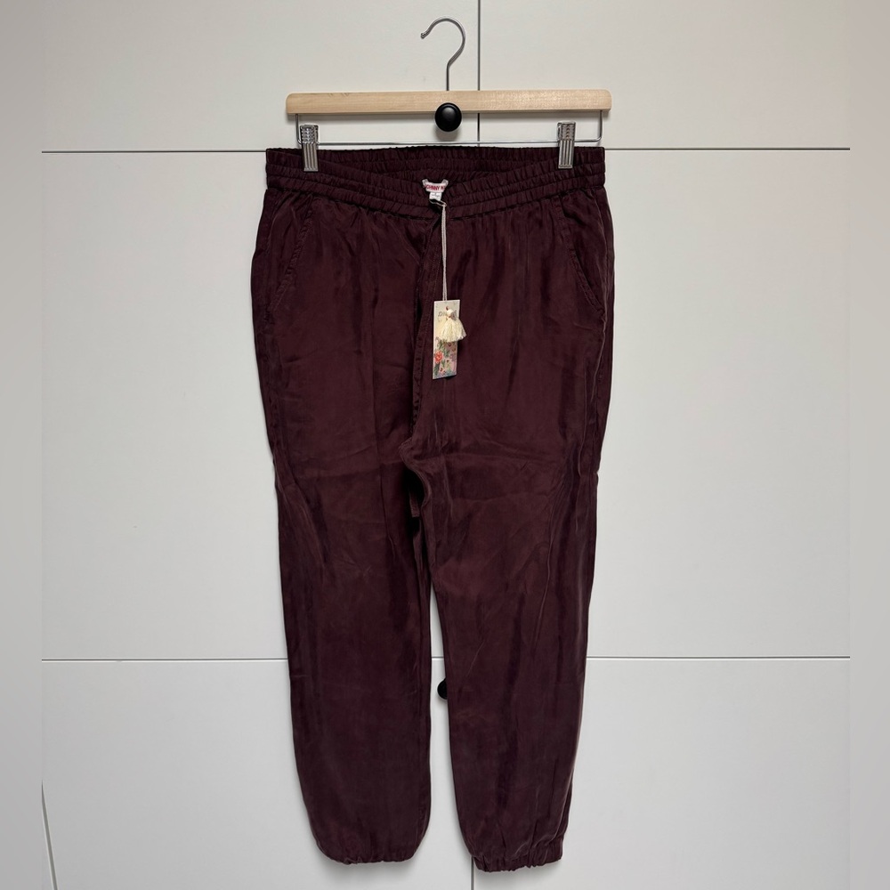 NWT Johnny Was Wine Olga Jogger. Size S.